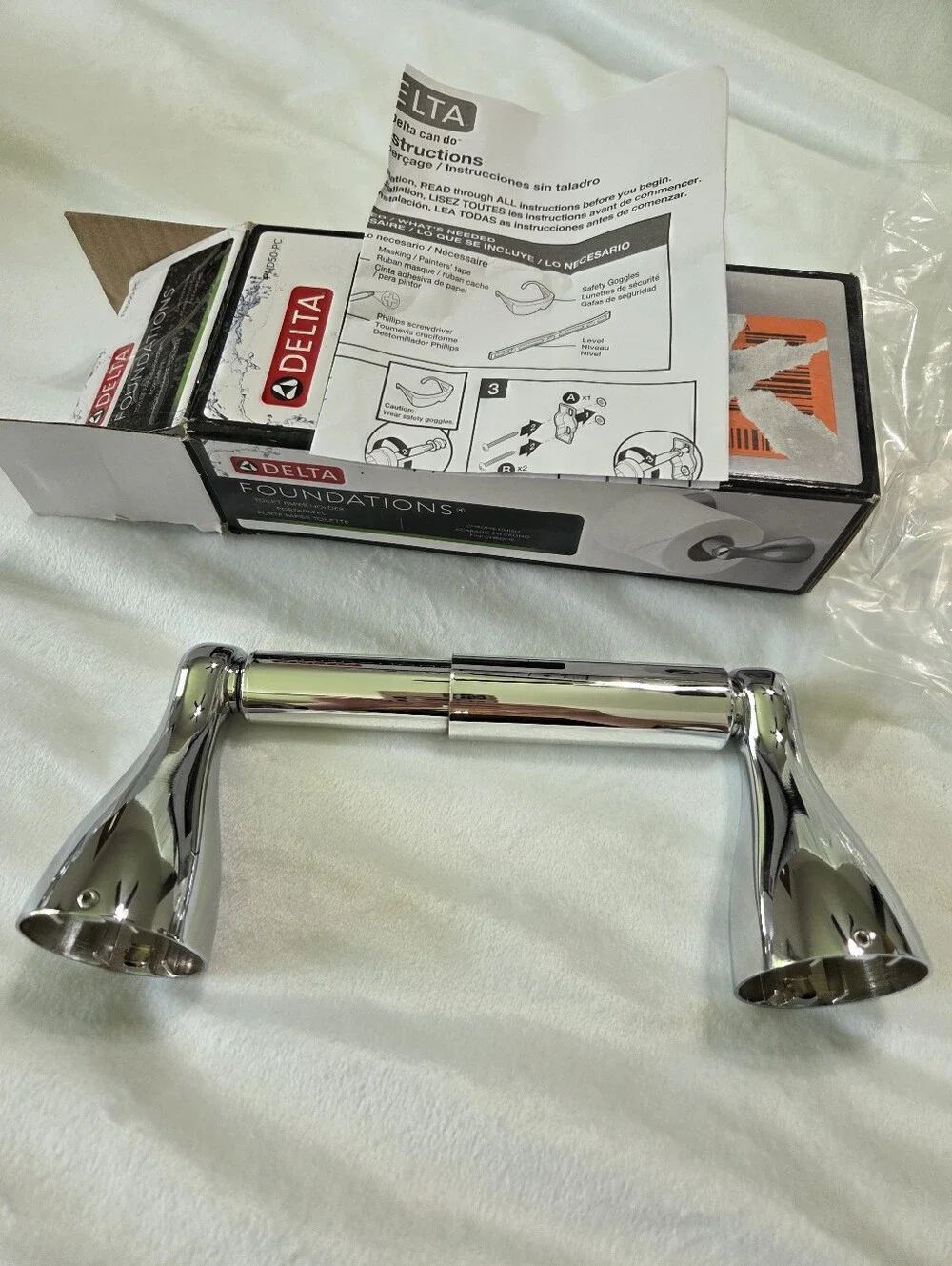 Delta Foundations Toilet Paper Holder - Chrome Finish - FND50-PC